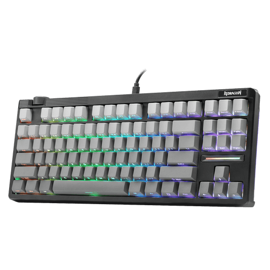 Redragon K729 HE Rapid Trigger Gaming Keyboard, 87 Keys 8K Wired Mechanical Keyboard w/Next-Gen UltraMag 100% POM Silky Magnetic Switch, Dual-Module Floating Patent Structure Design & Knob Control