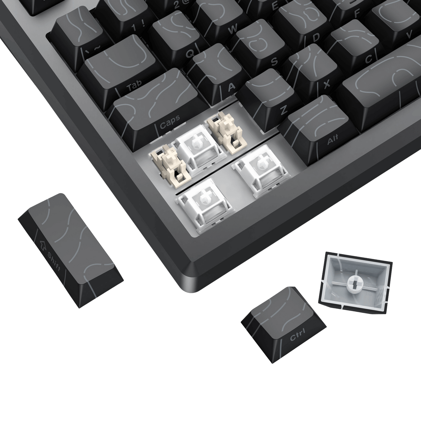 Redragon K737 PRO Wireless 87 Keys Gasket Gaming Keyboard, 80% Premium CNC Aluminum Mechanical Keyboard, Hot-Swap South-Facing LED Socket, 5-Layer Noise Dampening, Side-Printed PBT Contour Line Keycap
