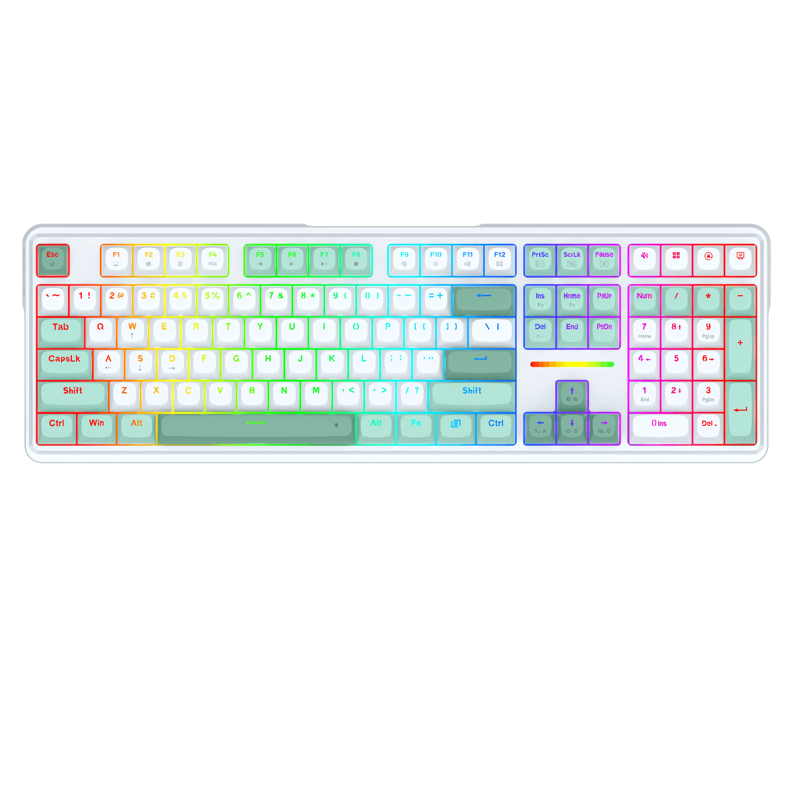 Redragon K745 HE Rapid Trigger Gaming Keyboard, 8K Wired Mechanical Keyboard w/Next-Gen UltraMag 100% POM Silky Magnetic Switch, Dual-Module Floating Patent Structure Design, 5-Layer Noise Dampening