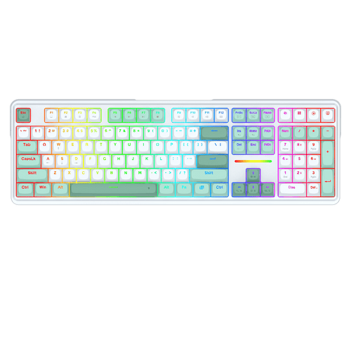 Redragon K745 HE Rapid Trigger Gaming Keyboard, 8K Wired Mechanical Keyboard w/Next-Gen UltraMag 100% POM Silky Magnetic Switch, Dual-Module Floating Patent Structure Design, 5-Layer Noise Dampening