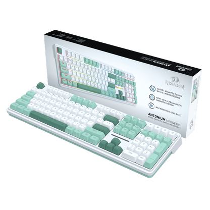 Redragon K745 HE Rapid Trigger Gaming Keyboard, 8K Wired Mechanical Keyboard w/Next-Gen UltraMag 100% POM Silky Magnetic Switch, Dual-Module Floating Patent Structure Design, 5-Layer Noise Dampening