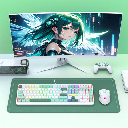 Redragon K745 HE Rapid Trigger Gaming Keyboard, 8K Wired Mechanical Keyboard w/Next-Gen UltraMag 100% POM Silky Magnetic Switch, Dual-Module Floating Patent Structure Design, 5-Layer Noise Dampening