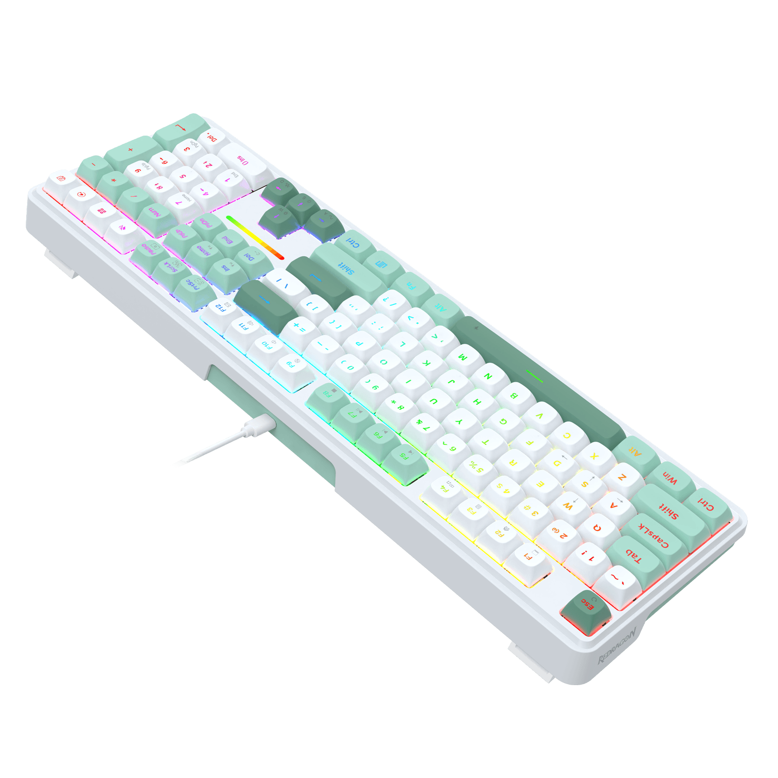 Redragon K745 HE Rapid Trigger Gaming Keyboard, 8K Wired Mechanical Keyboard w/Next-Gen UltraMag 100% POM Silky Magnetic Switch, Dual-Module Floating Patent Structure Design, 5-Layer Noise Dampening