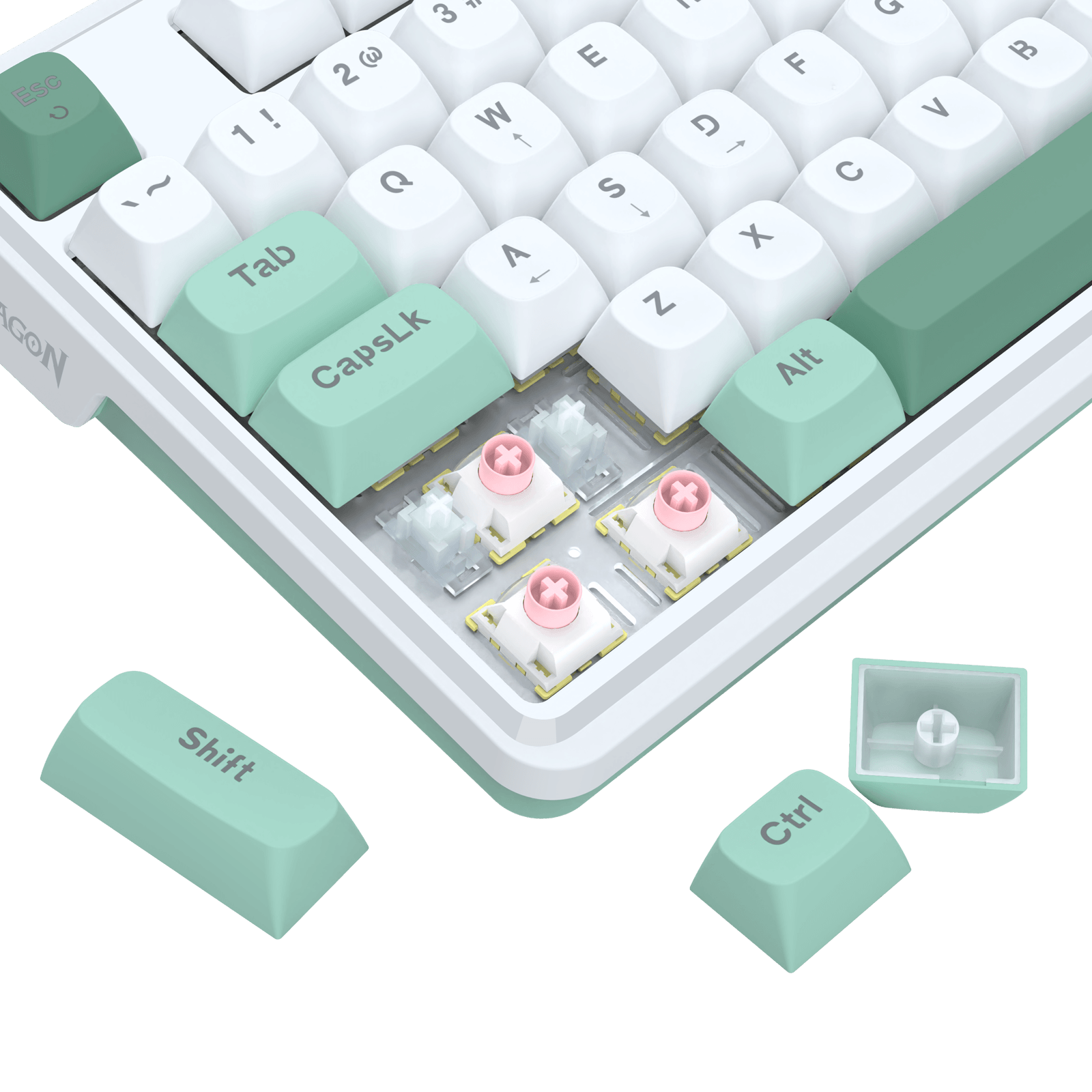 Redragon K745 HE Rapid Trigger Gaming Keyboard, 8K Wired Mechanical Keyboard w/Next-Gen UltraMag 100% POM Silky Magnetic Switch, Dual-Module Floating Patent Structure Design, 5-Layer Noise Dampening