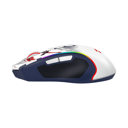 Redragon M612AK PRO RGB Gaming Mouse, 8000 DPI Wired/Wireless Optical Mouse with 9 Programmable Buttons & 7 Backlit Modes, BT & 2.4G Wireless, Software Supports DIY Keybinds Rapid Fire Button