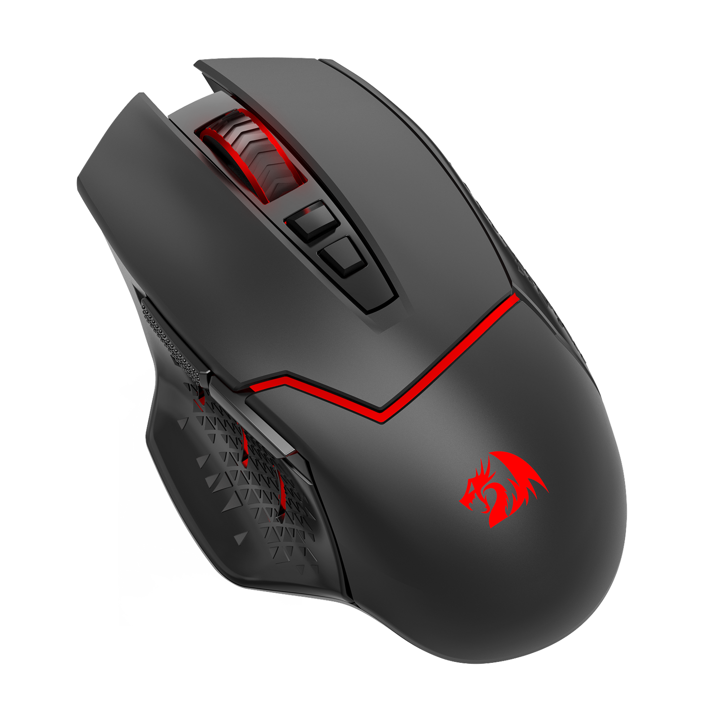Redragon M690 MAX Wireless Gaming Mouse, Tri-Mode RGB Mice w/ 7 Macro Buttons, 12800 DPI, 400mAh Rechargeable Mouse for PC/Mac/Laptop