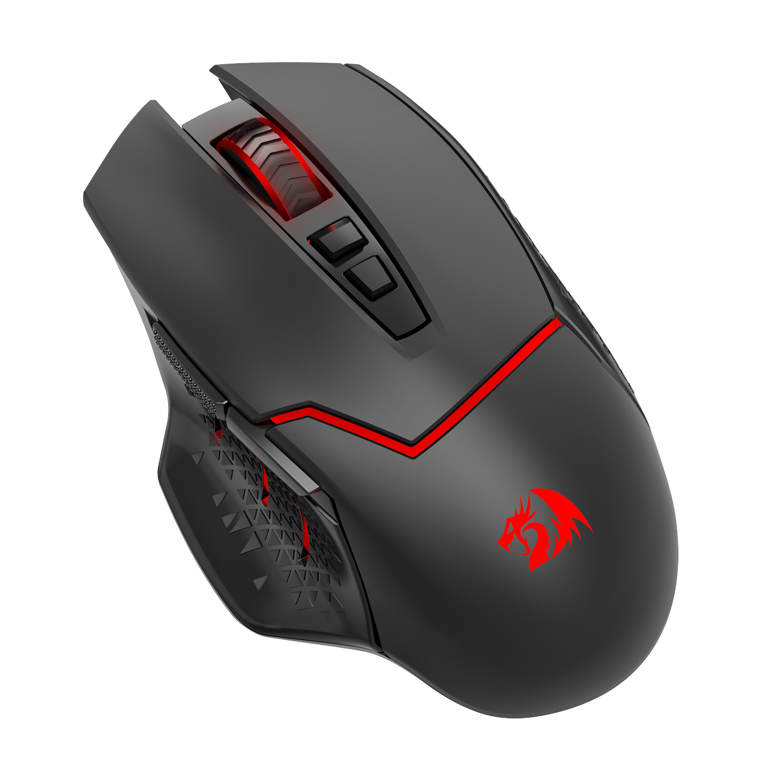 Redragon M690 MAX Wireless Gaming Mouse, Tri-Mode RGB Mice w/ 7 Macro Buttons, 12800 DPI, 400mAh Rechargeable Mouse for PC/Mac/Laptop