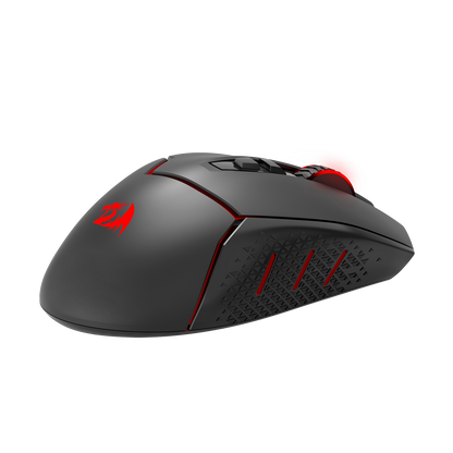 Redragon M690 MAX Wireless Gaming Mouse, Tri-Mode RGB Mice w/ 7 Macro Buttons, 12800 DPI, 400mAh Rechargeable Mouse for PC/Mac/Laptop