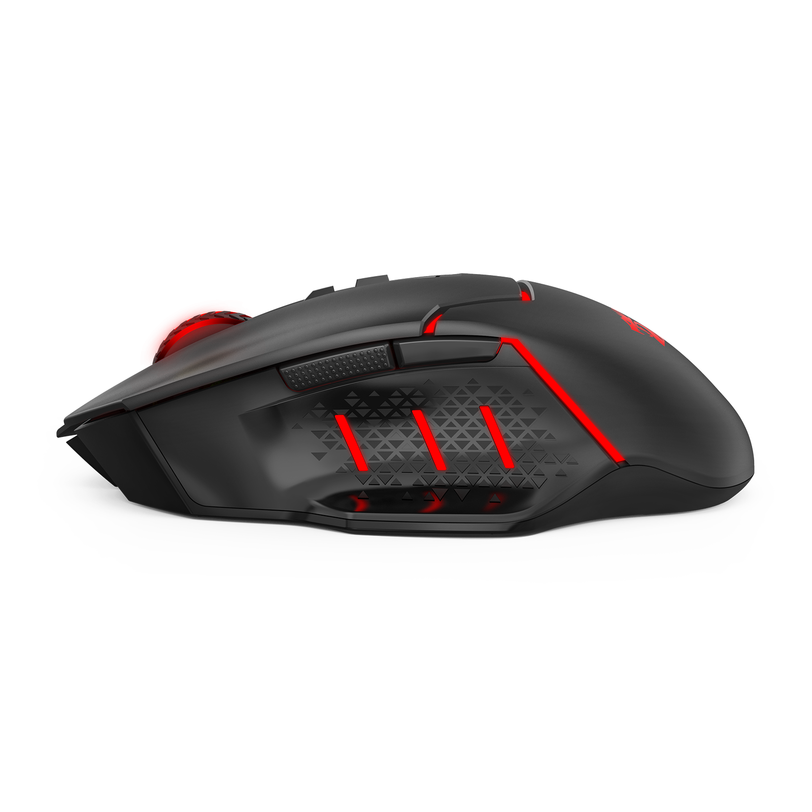 Redragon M690 MAX Wireless Gaming Mouse, Tri-Mode RGB Mice w/ 7 Macro Buttons, 12800 DPI, 400mAh Rechargeable Mouse for PC/Mac/Laptop