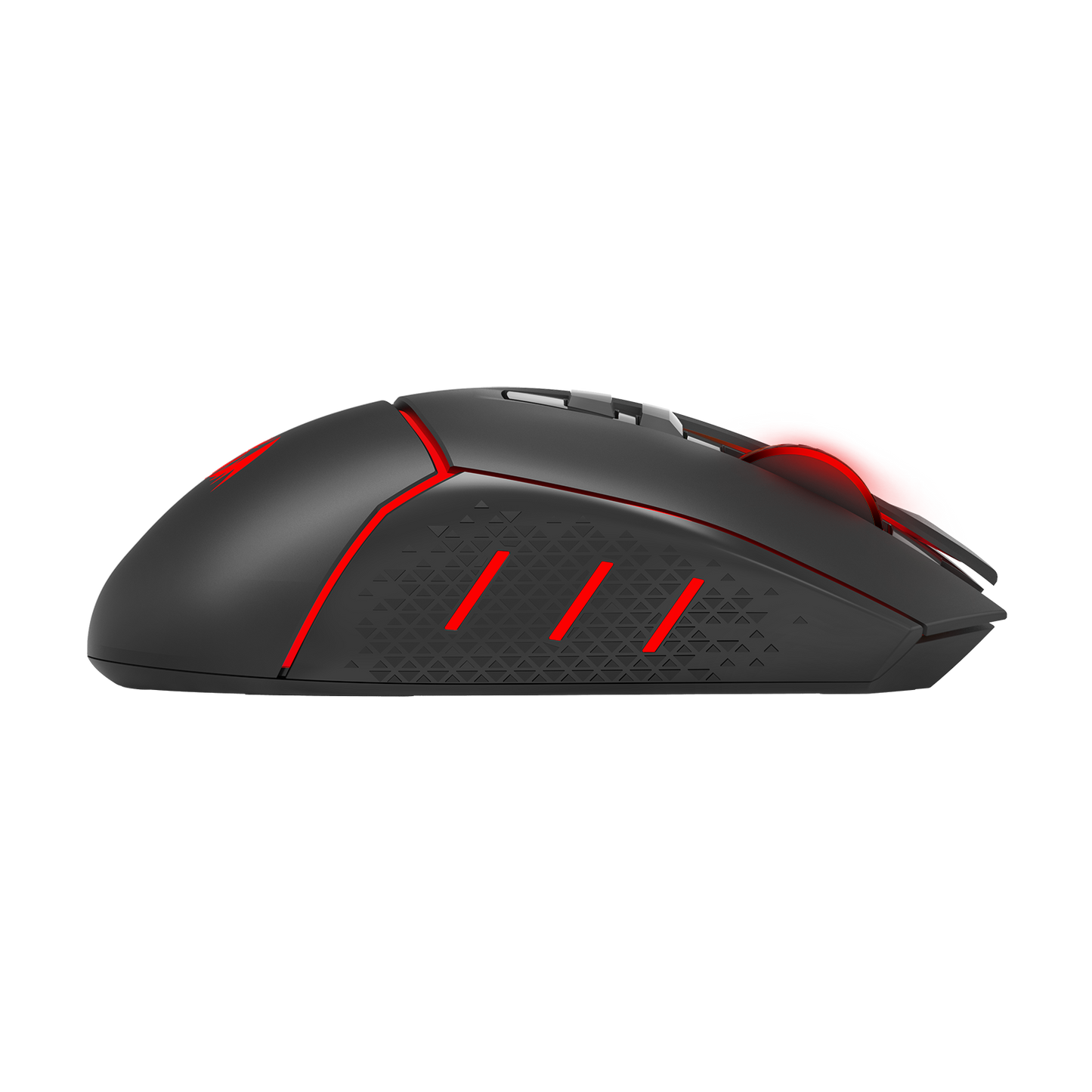 Redragon M690 MAX Wireless Gaming Mouse, Tri-Mode RGB Mice w/ 7 Macro Buttons, 12800 DPI, 400mAh Rechargeable Mouse for PC/Mac/Laptop