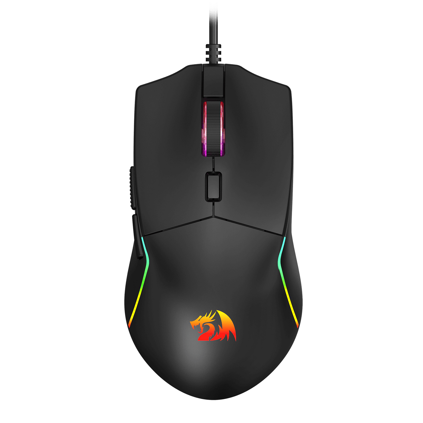 Redragon M730 Wired RGB Gaming Mouse, 10000 DPI Lightweight Optical Mouse with 6 Programmable Buttons, Software Supports DIY Keybinds for PC Computer Windows Mac Laptop, Black