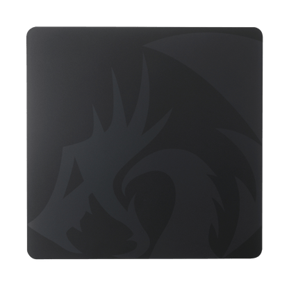 Redragon PG1M Glass Mouse Pad - Ultra-Smooth Precision Surface with Non-Slip Base, Easy to Clean, Hard Mousepad for Gaming - 330 x 330 x 3.7mm, Black | show