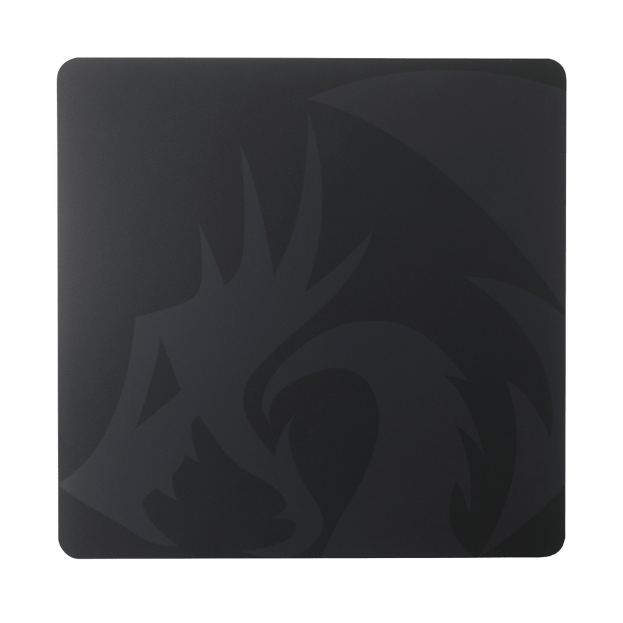 Redragon PG1M Glass Mouse Pad - Ultra-Smooth Precision Surface with Non-Slip Base, Easy to Clean, Hard Mousepad for Gaming - 330 x 330 x 3.7mm, Black | show