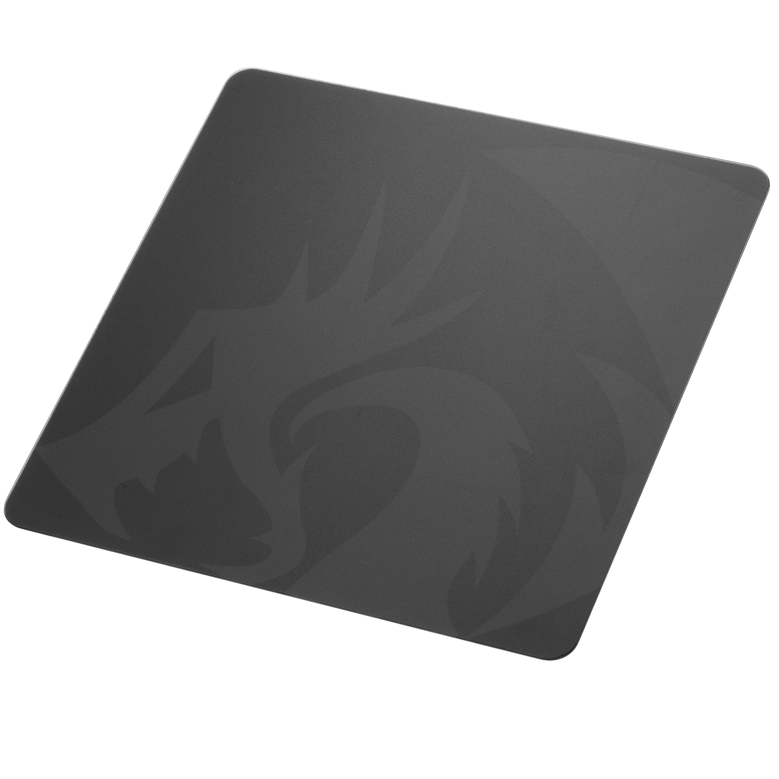 Redragon PG1M Glass Mouse Pad - Ultra-Smooth Precision Surface with Non-Slip Base, Easy to Clean, Hard Mousepad for Gaming - 330 x 330 x 3.7mm, Black