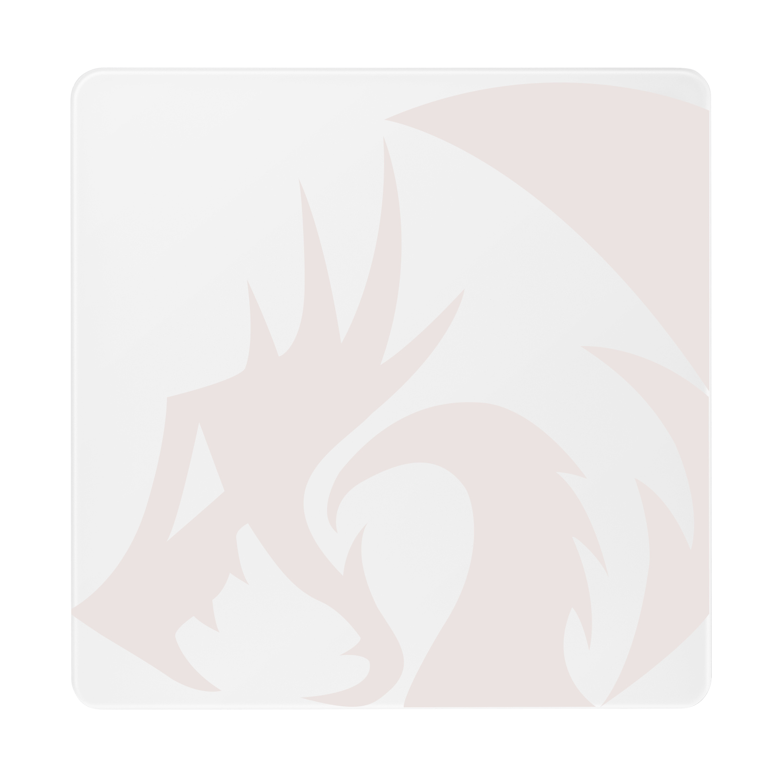 Redragon PG1M Glass Mouse Pad - Ultra-Smooth Precision Surface with Non-Slip Base, Easy to Clean, Hard Mousepad for Gaming - 330 x 330 x 3.7mm, White | show