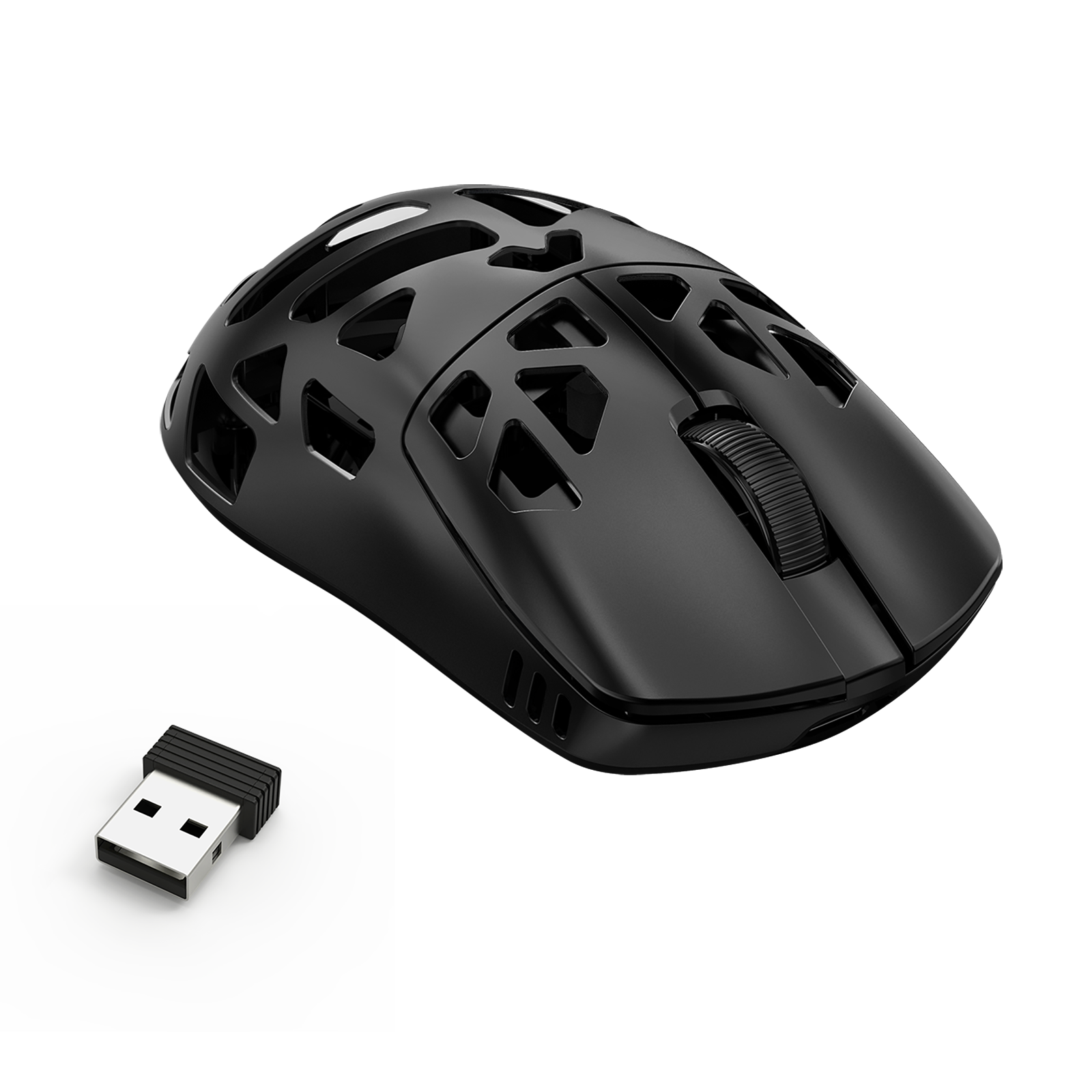 REDRAGON M997 Gaming Mouse, 2.4GHz/BT/Wired, Black, Magnesium Alloy