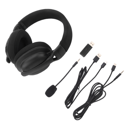 Redragon H819 Gaming Headset, 2.4GHz/BT/Wired, Black