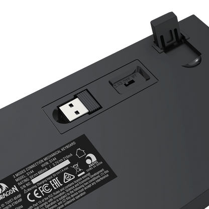 Redragon S144 Gaming Keyboard & Mouse Combo, 60% K617 Tri-Mode Wireless RGB Mechanical Keyboard and 7200 DPI Wireless Gaming Mouse Bundle, Convenient Shared Dongle