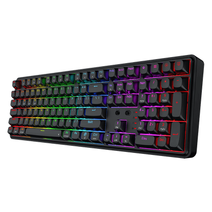 Redragon S163 3-Mode Wilreess Gaming Keyboard & Mouse Combo, 108 Keys K689 PRO RGB Gasket Keyboard and 8000 DPI M693 Gaming Mouse Bundle