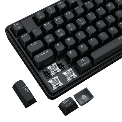 Redragon S163 3-Mode Wilreess Gaming Keyboard & Mouse Combo, 108 Keys K689 PRO RGB Gasket Keyboard and 8000 DPI M693 Gaming Mouse Bundle