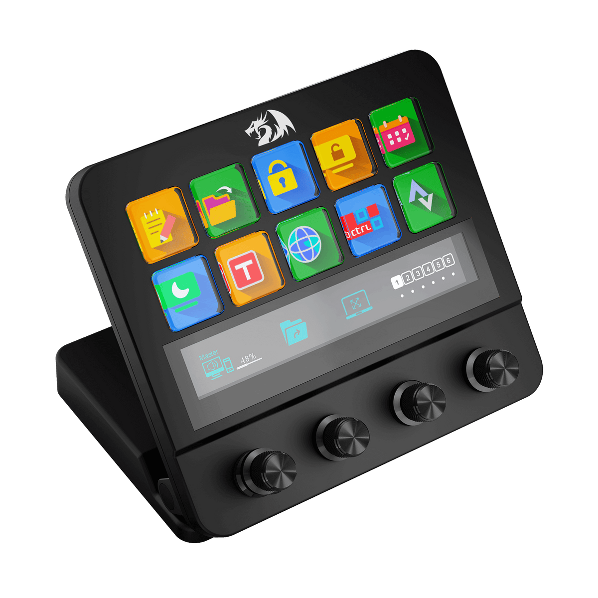 Redragon SS552 Stream Controller Deck - All-in-One Macro Pad with...
