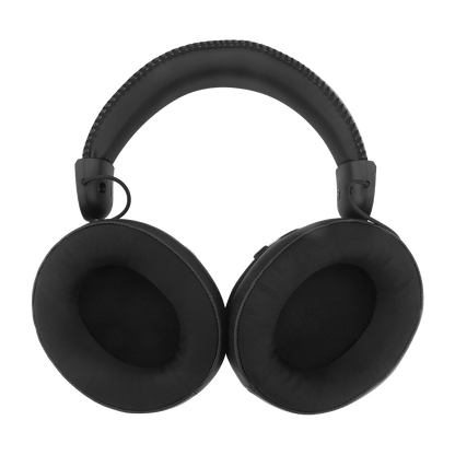 Redragon TITAN H894, Black over-ear headphones with padded ear cups and a padded headband, shown from a front-facing angle on a plain white background.