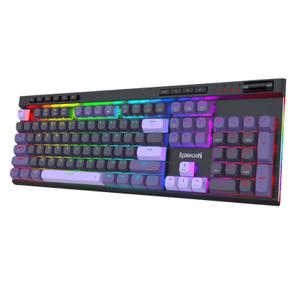 Redragon K580 HE Rapid Trigger Gaming Keyboard, 100% 104 Keys Wired Mechanical Keyboard w/Hyper-Fast Actuation, 8K Hall Effect Magnetic Switch, Dedicated Media Controls, Onboard Macro Recording