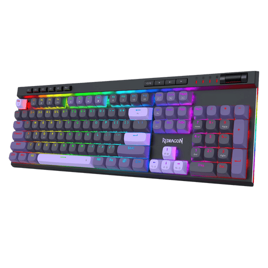Redragon K580 HE Rapid Trigger Gaming Keyboard, 100% 104 Keys Wired Mechanical Keyboard w/Hyper-Fast Actuation, 8K Hall Effect Magnetic Switch, Dedicated Media Controls, Onboard Macro Recording