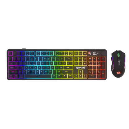 Redragon Wireless K526 PRO Membrane Keyboard & M693 PRO Gaming Mouse Combo