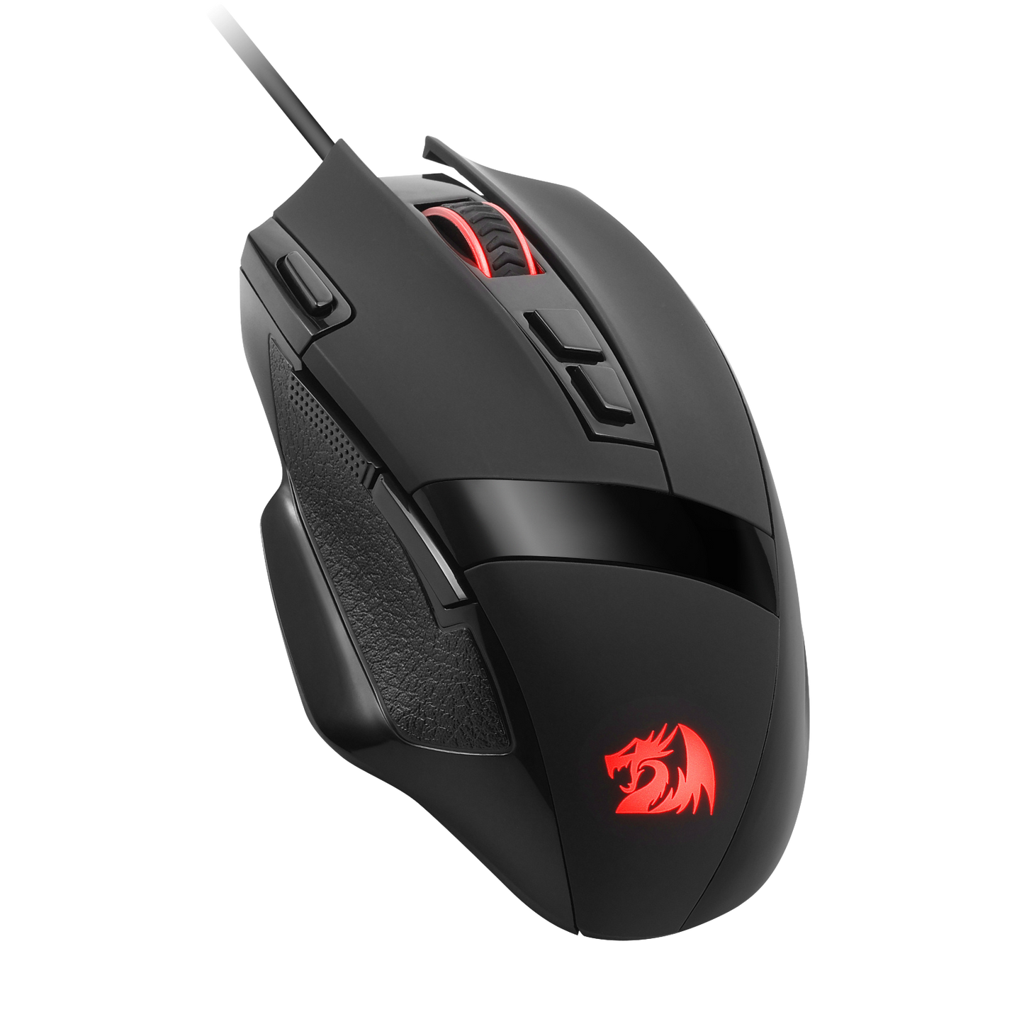 Redragon M619 RGB Gaming Mouse, 12800 DPI Wired Optical Mouse with 8 Programmable Buttons & Ergonomic Natural Grip Build, Software Supports DIY Keybinds