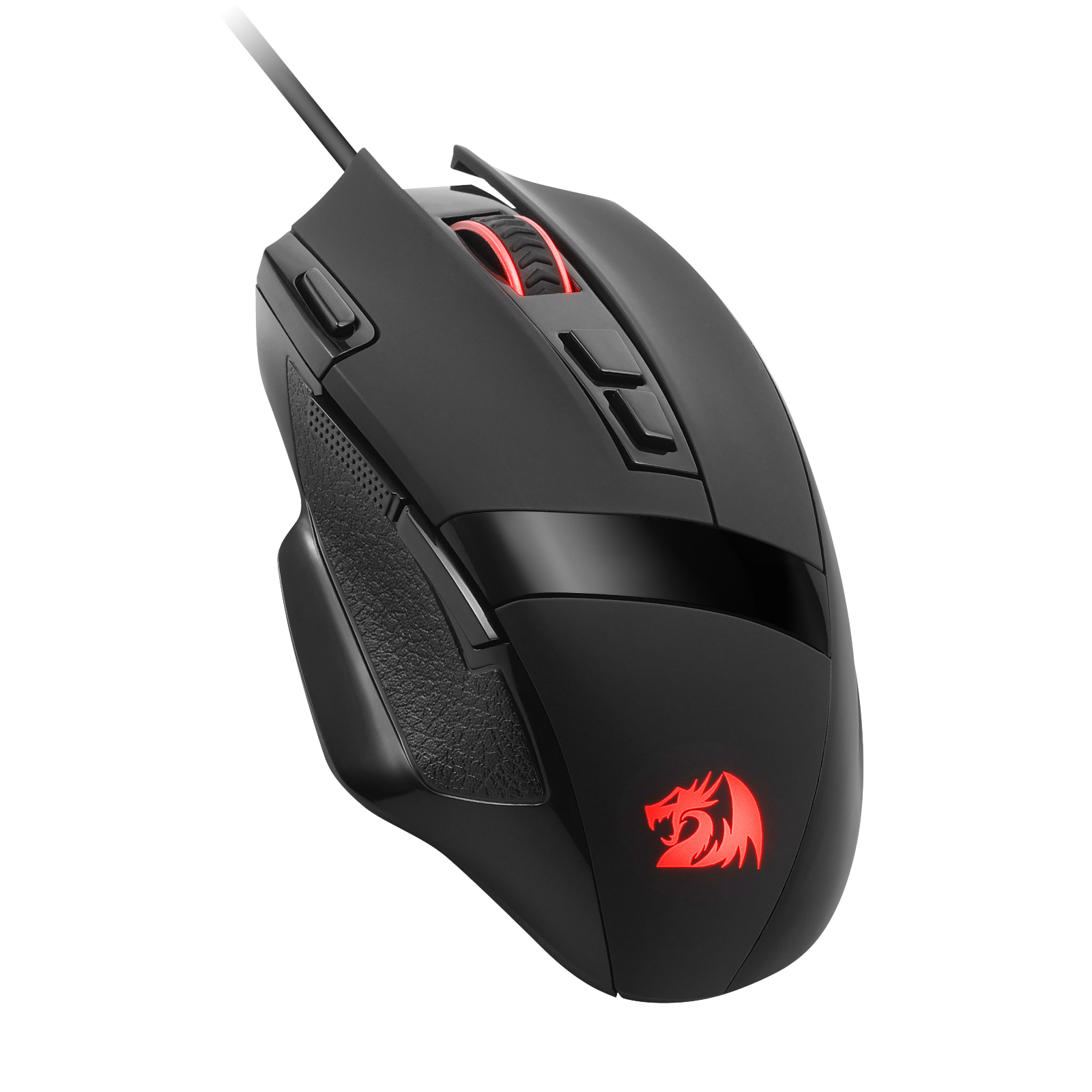 Redragon M619 RGB Gaming Mouse, 12800 DPI Wired Optical Mouse with 8 Programmable Buttons & Ergonomic Natural Grip Build, Software Supports DIY Keybinds
