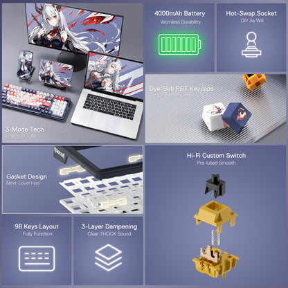 Redragon K686 Gaming Keyboard and M612 PRO Mouse