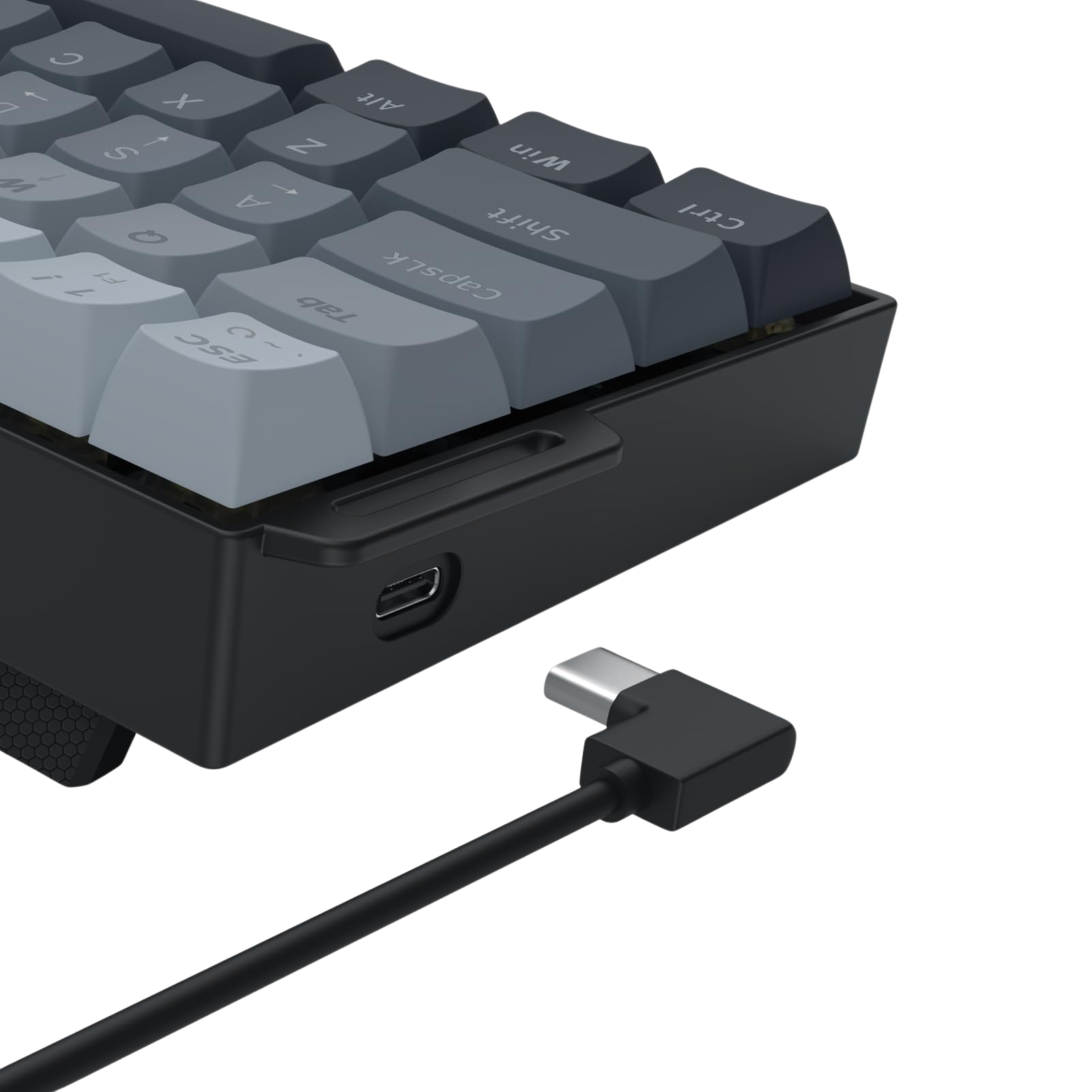 Redragon K617 HE Rapid Trigger Gaming Keyboard, 60% 61 Keys Wired Mechanical Keyboard w/Adjustable Hyper-Fast Actuation, Dedicated Hall Effect Magnetic Switch, PBT Gradient Keycap Strap Version