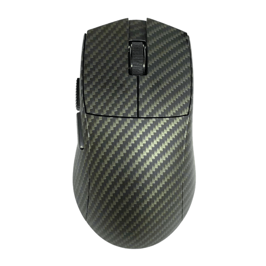 Redragon M916 Plus Carbon Fiber Tri-Mode Gaming Mouse, 49G Ultra-Light 45K DPI Mouse w/Ergonomic Natural Grip Build, Full Programmable Buttons, Software Supports DIY Keybinds & DPI