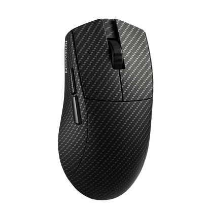 Redragon M916 Plus Carbon Fiber Tri-Mode Gaming Mouse, 49G Ultra-Light 45K DPI Mouse w/Ergonomic Natural Grip Build, Full Programmable Buttons, Software Supports DIY Keybinds & DPI