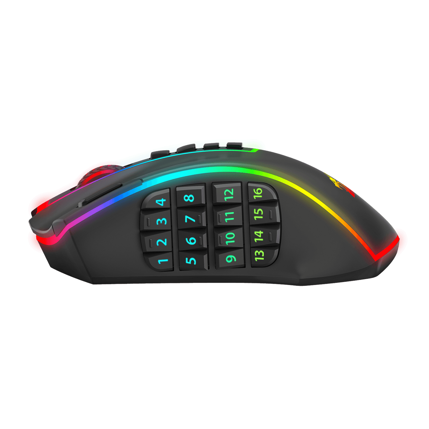 Redragon M990 MMO Wireless Gaming Mouse with a numeric keypad on the side