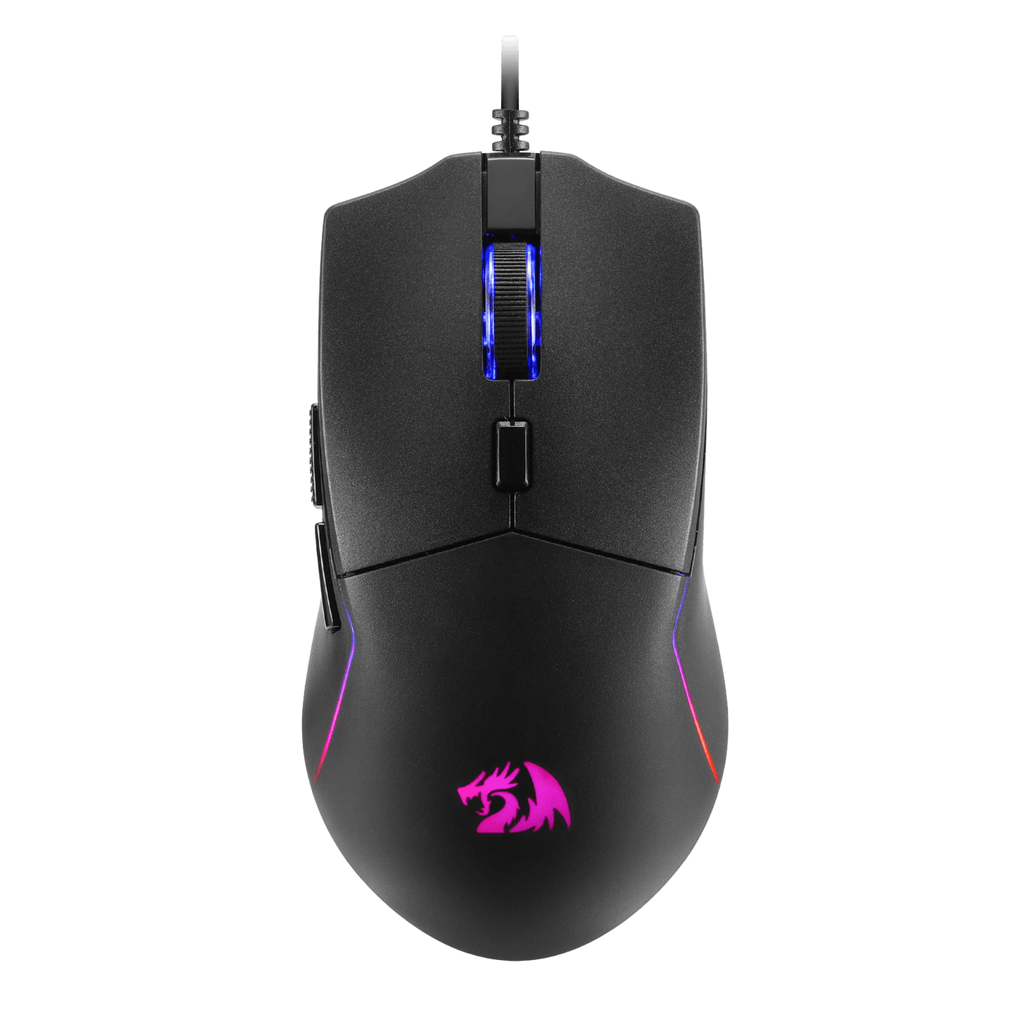 Redragon M730 Wired RGB Gaming Mouse, 10000 DPI Lightweight Optical Mouse with 6 Programmable Buttons, Software Supports DIY Keybinds for PC Computer Windows Mac Laptop, Black