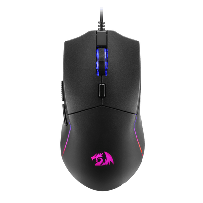 Redragon M730 Wired RGB Gaming Mouse, 10000 DPI Lightweight Optical Mouse with 6 Programmable Buttons, Software Supports DIY Keybinds for PC Computer Windows Mac Laptop, Black