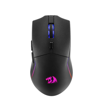 Redragon M730 PRO Wireless RGB Gaming Mouse, 3-Mode Lightweight Optical Mouse with 5 Programmable Buttons, 10000 DPI, Software Supports DIY Keybinds for PC Computer Windows Mac Laptop, Black | show