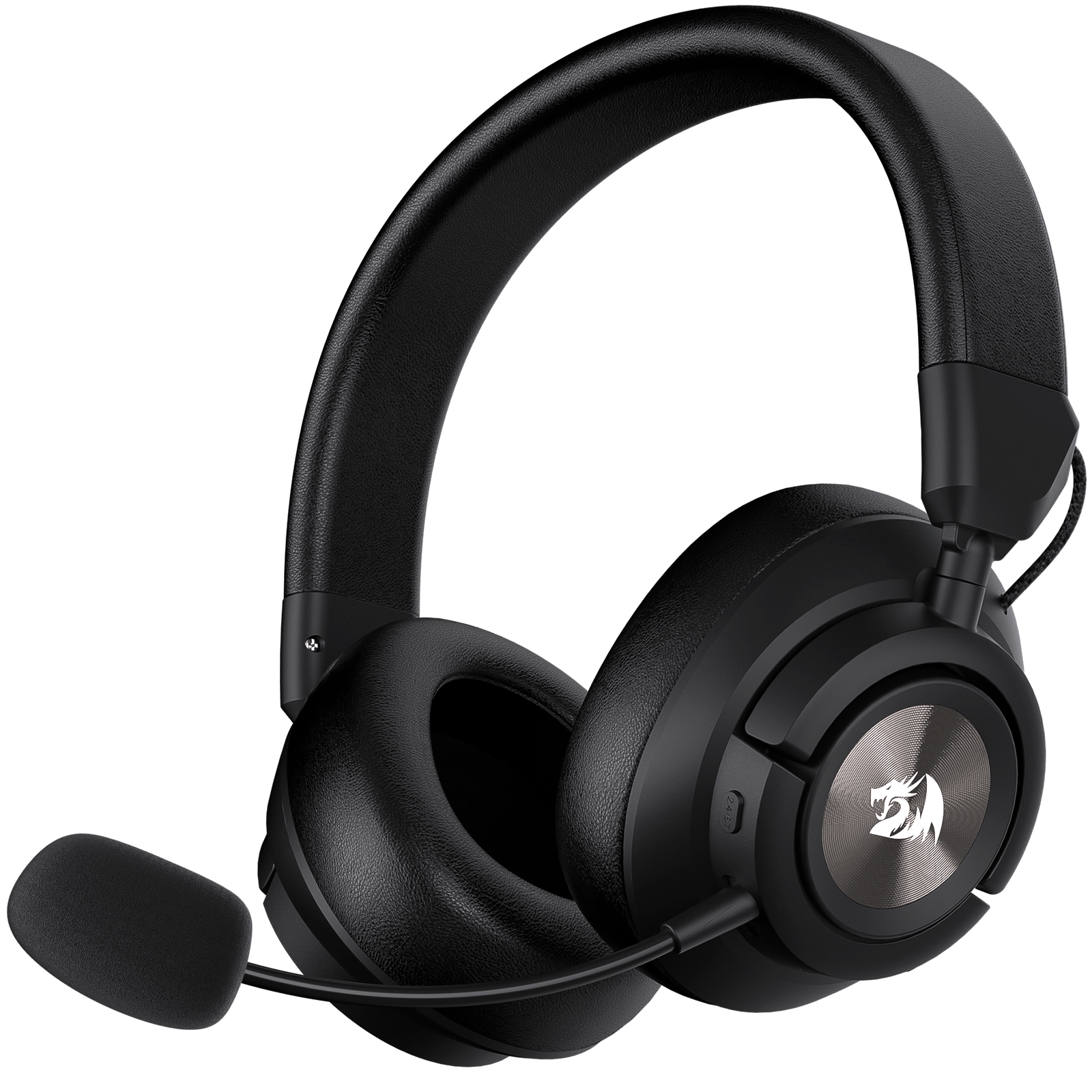 Redragon H889 Wireless Gaming Headset, 4 Connection Modes 2.4G/BT/3.5mm/USB, 53mm Drivers, Spatial Audio, 7.1 Surround Sound, Detachable Mic, Compatible with PC/PS5/PS4/NS/Xbox One/Phone 