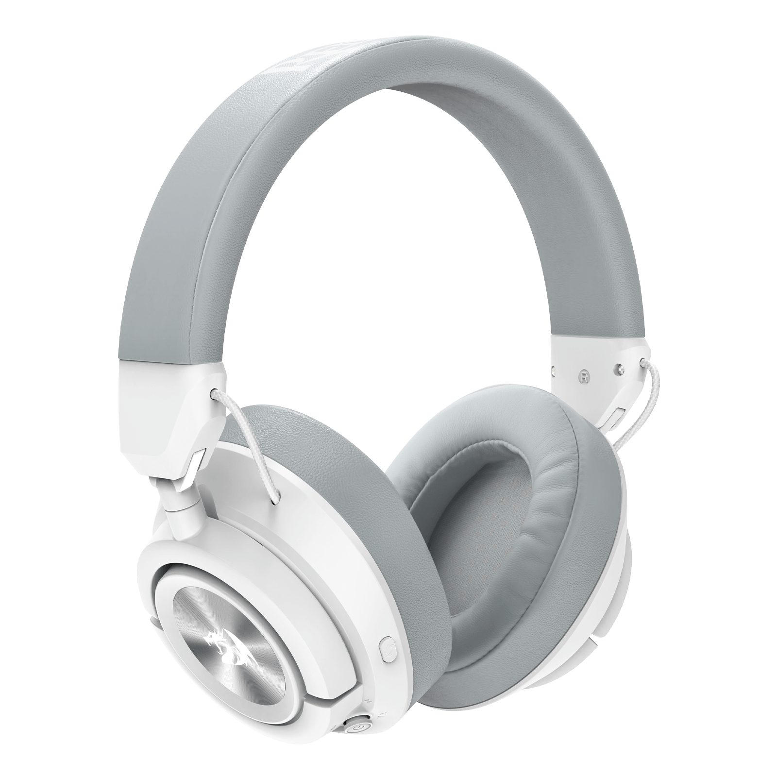 Redragon H889 Wireless Gaming Headset, 4 Connection Modes 2.4G/BT/3.5mm/USB, 53mm Drivers, Spatial Audio, 7.1 Surround Sound, Detachable Mic, Compatible with PC/PS5/PS4/NS/Xbox One/Phone, White 