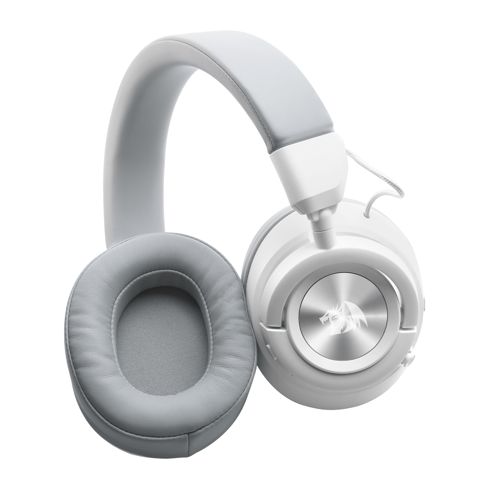 Redragon H889 Wireless Gaming Headset, 4 Connection Modes 2.4G/BT/3.5mm/USB, 53mm Drivers, Spatial Audio, 7.1 Surround Sound, Detachable Mic, Compatible with PC/PS5/PS4/NS/Xbox One/Phone, White