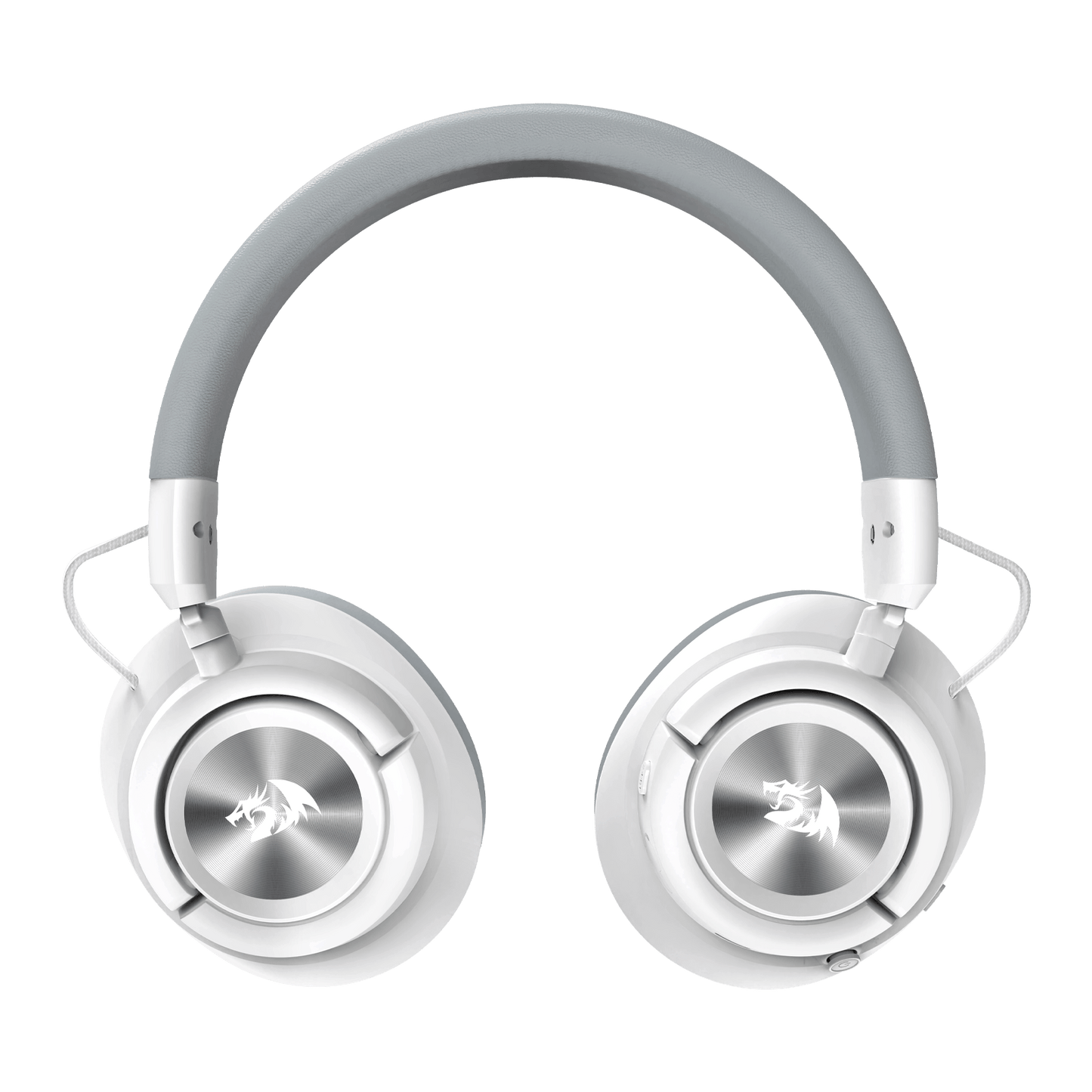 Redragon H889 Wireless Gaming Headset, 4 Connection Modes 2.4G/BT/3.5mm/USB, 53mm Drivers, Spatial Audio, 7.1 Surround Sound, Detachable Mic, Compatible with PC/PS5/PS4/NS/Xbox One/Phone, White