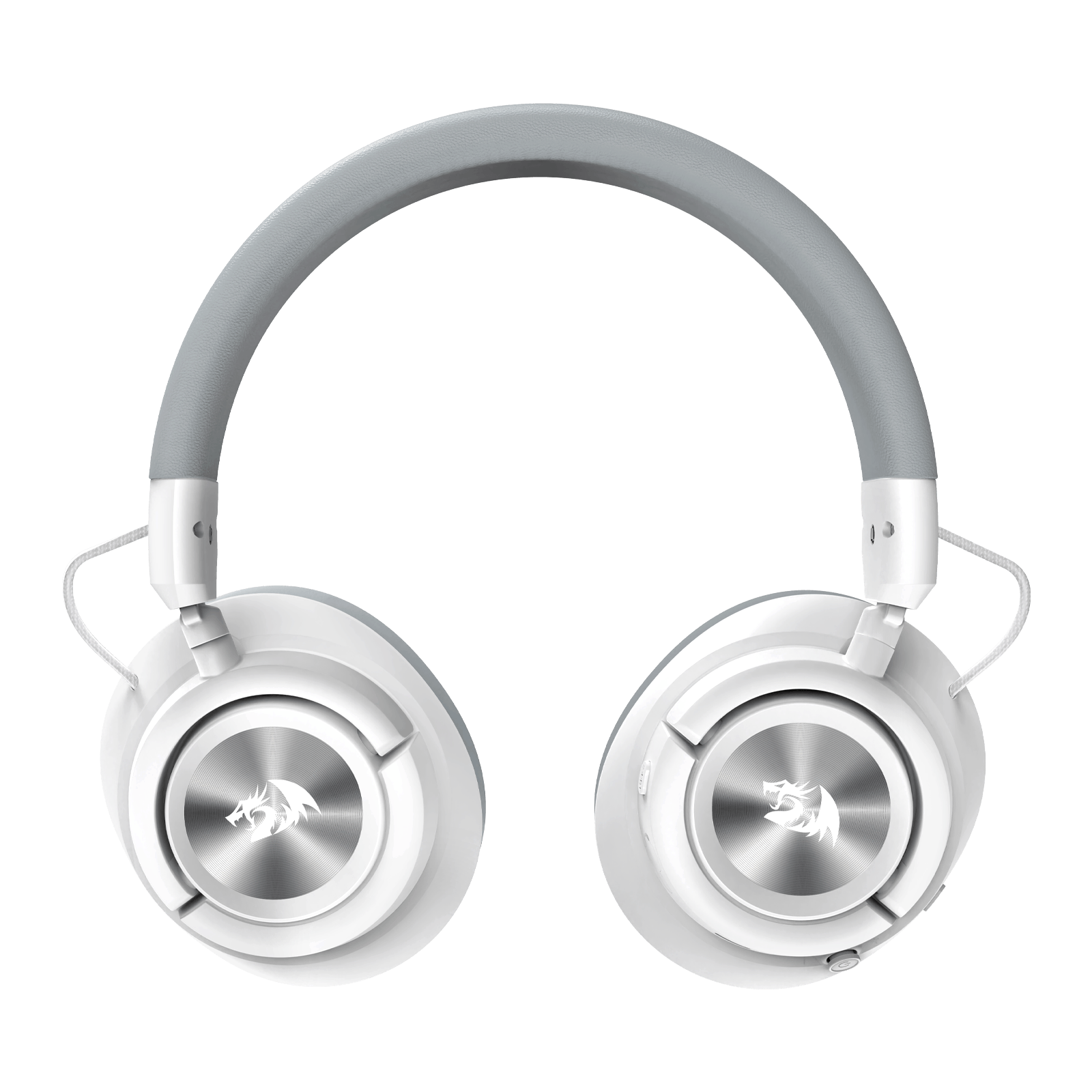 Redragon H889 Wireless Gaming Headset, 4 Connection Modes 2.4G/BT/3.5mm/USB, 53mm Drivers, Spatial Audio, 7.1 Surround Sound, Detachable Mic, Compatible with PC/PS5/PS4/NS/Xbox One/Phone, White