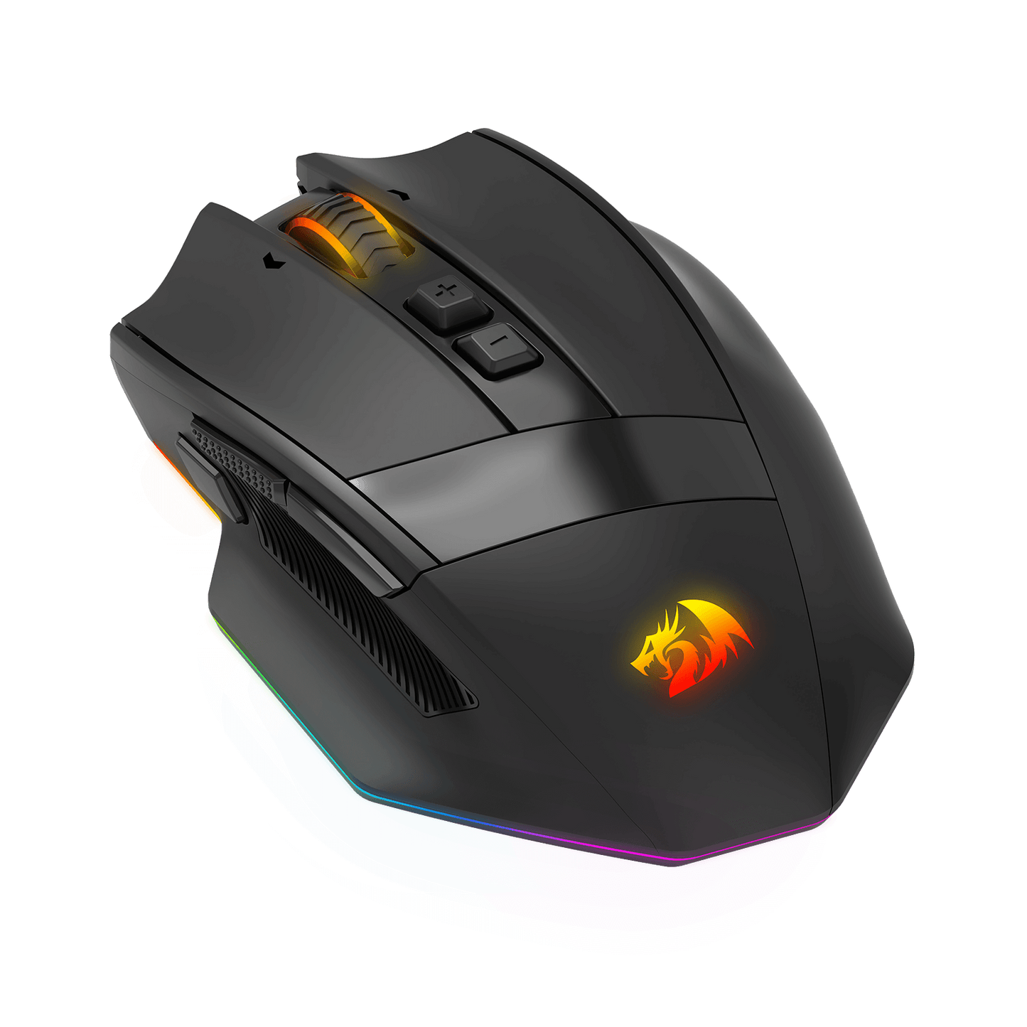 Redragon M923 PRO 3-Mode RGB Gaming Mouse, Optical Ergonomic Gamer Mouse with Max 24,000DPI, Pro Precision Sensor SG8960, 8 Macro Buttons, Software Supported 