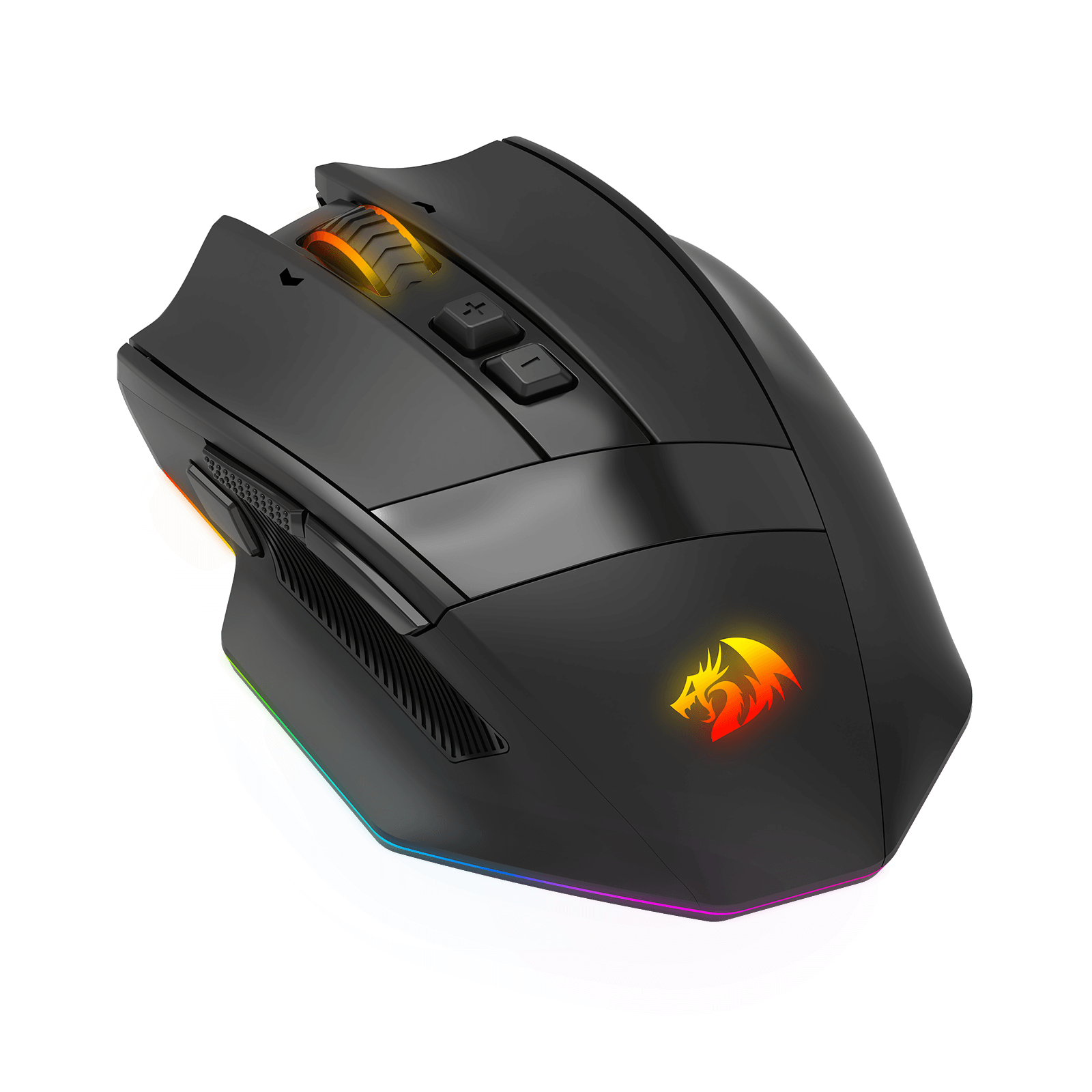 Redragon M923 PRO 3-Mode RGB Gaming Mouse, Optical Ergonomic Gamer Mouse with Max 24,000DPI, Pro Precision Sensor SG8960, 8 Macro Buttons, Software Supported 