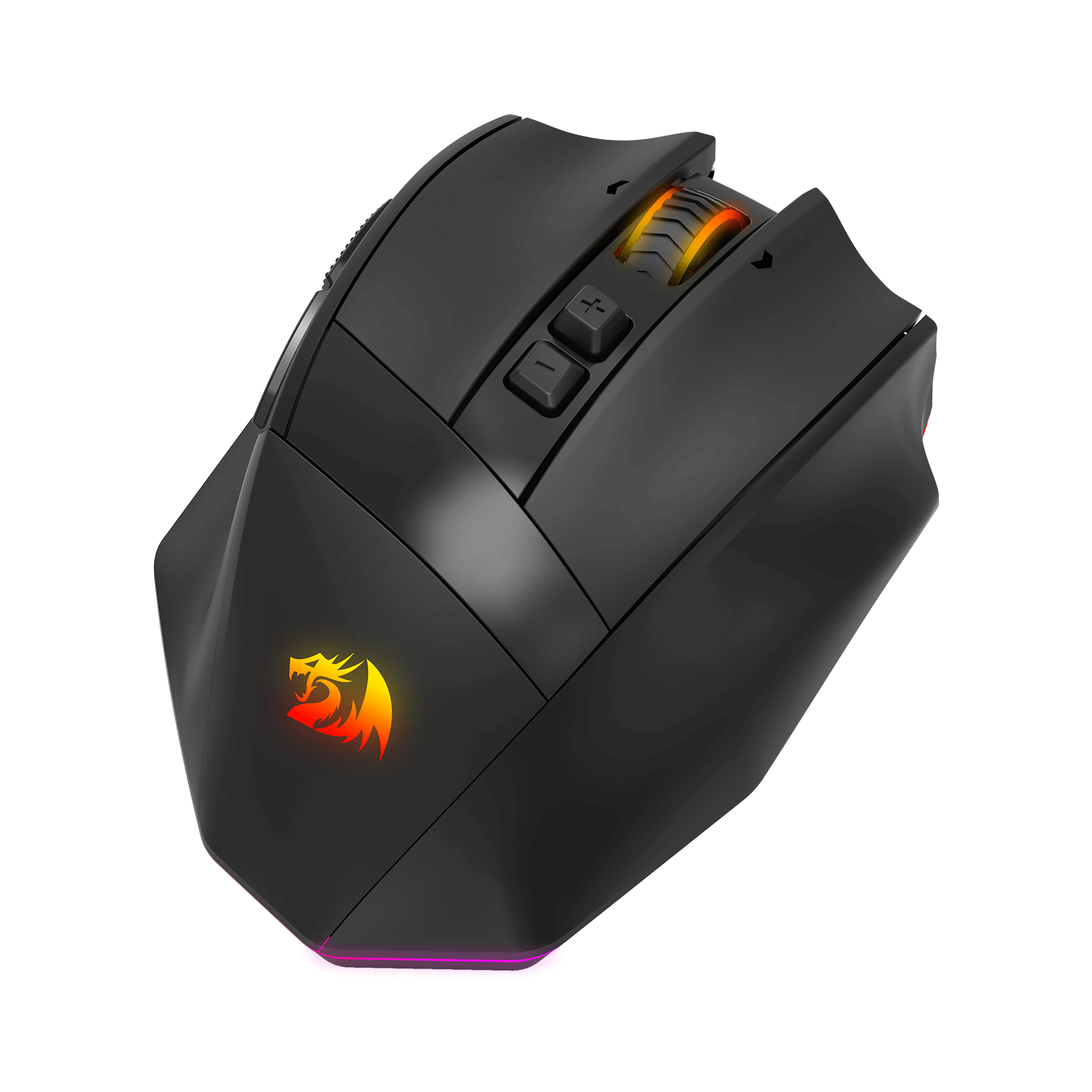 Redragon M923 PRO 3-Mode RGB Gaming Mouse, Optical Ergonomic Gamer Mouse with Max 24,000DPI, Pro Precision Sensor SG8960, 8 Macro Buttons, Software Supported 
