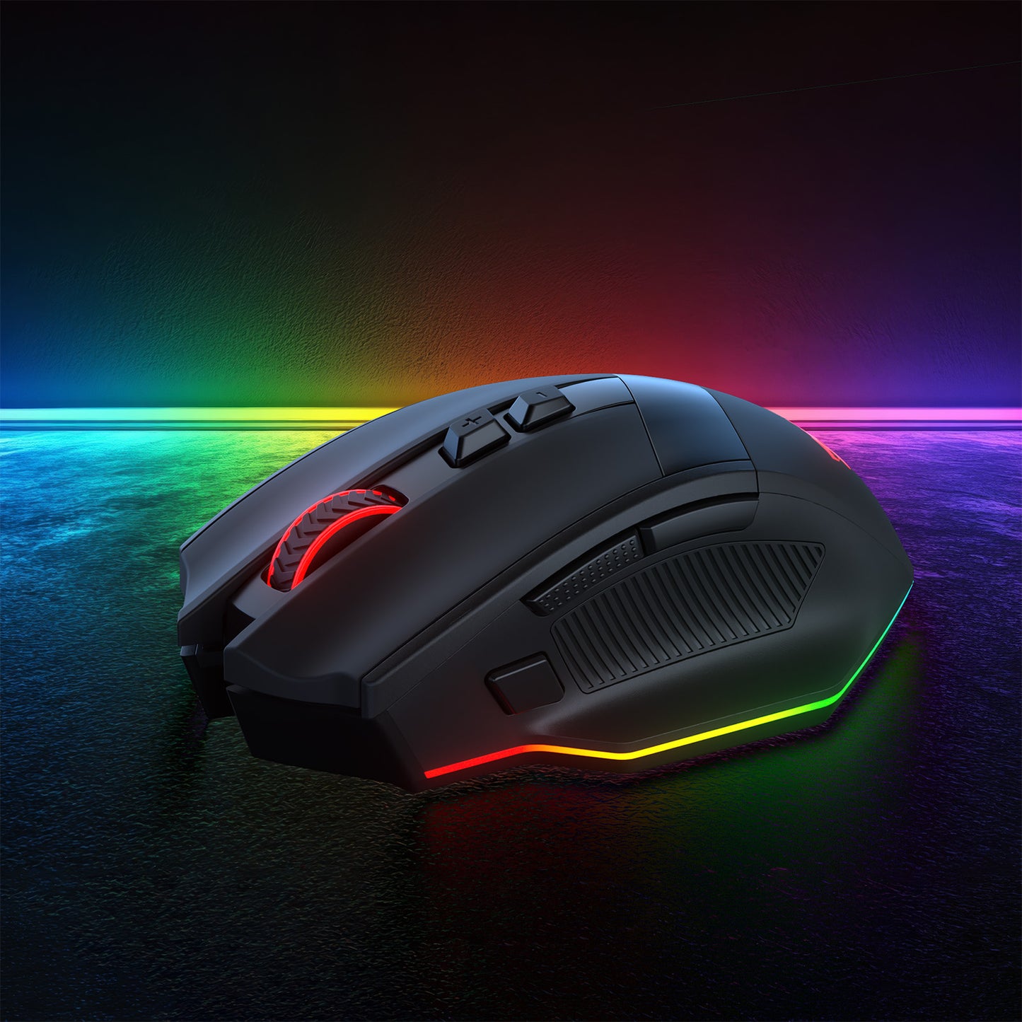Redragon M923 PRO 3-Mode RGB Gaming Mouse, Optical Ergonomic Gamer Mouse with Max 24,000DPI, Pro Precision Sensor SG8960, 8 Macro Buttons, Software Supported 