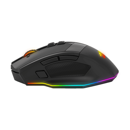 Redragon M923 PRO 3-Mode RGB Gaming Mouse, Optical Ergonomic Gamer Mouse with Max 24,000DPI, Pro Precision Sensor SG8960, 8 Macro Buttons, Software Supported 