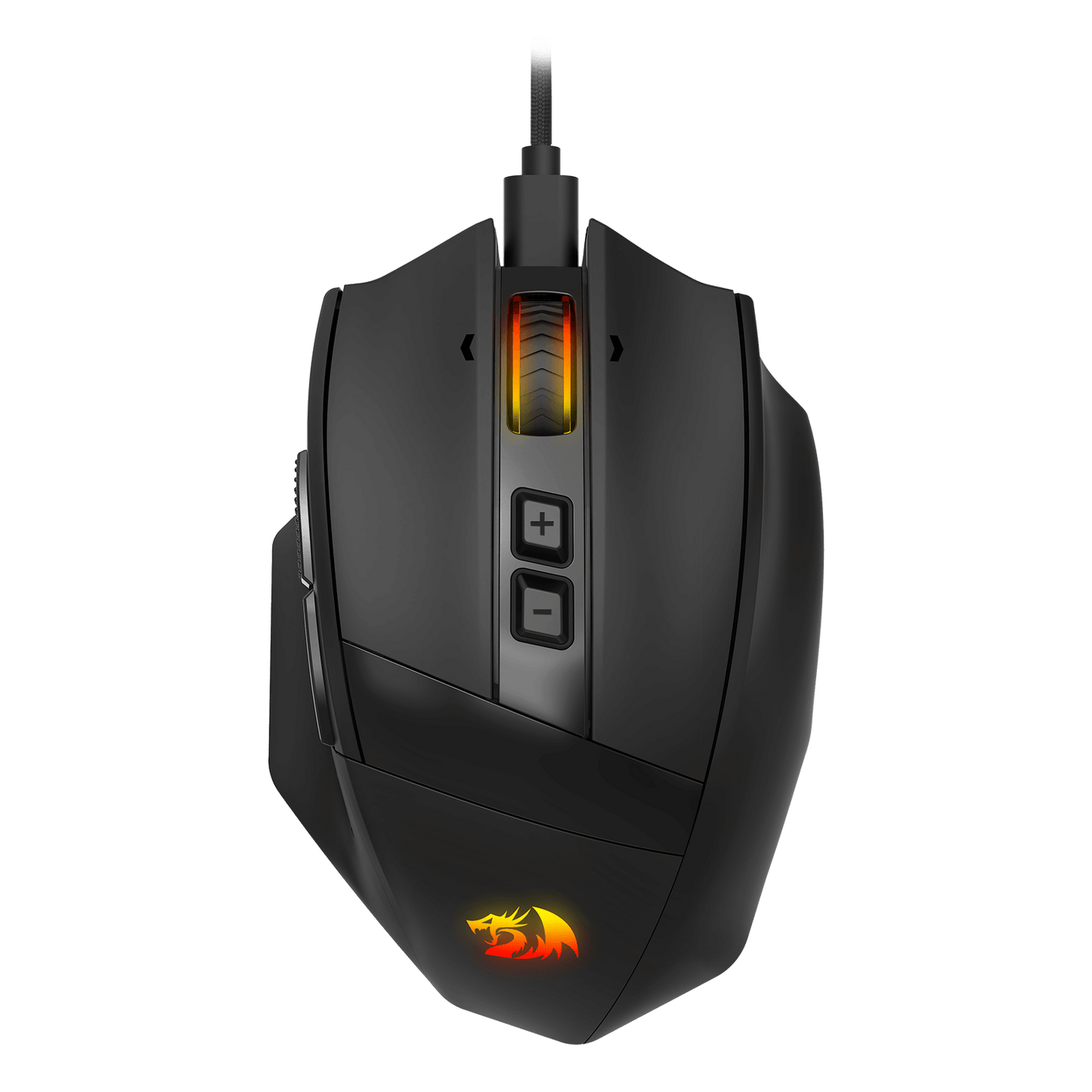 Redragon M923 Gaming Mouse, RGB, Wired, Black | show